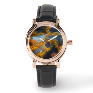 Orange Laced Pietersite Watch