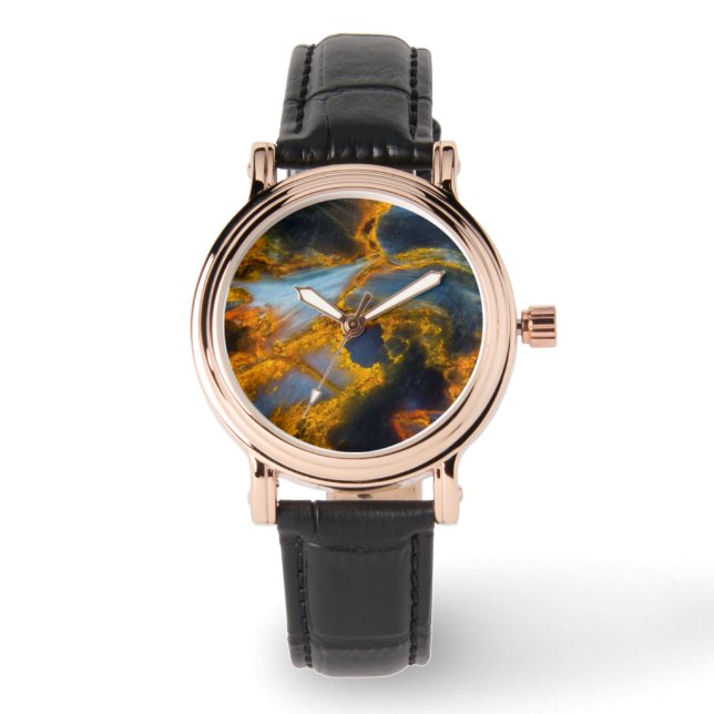 Orange Laced Pietersite Watch (Front)