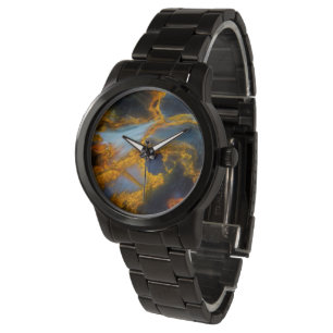 Orange Laced Pietersite Watch