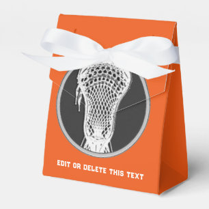 Orange Lacrosse favour box