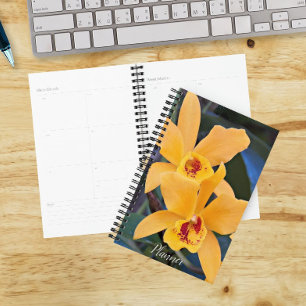 Orange Laeliocattleya Orchids Floral Planner