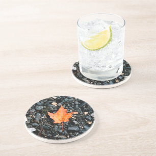 Orange Leaf Coaster