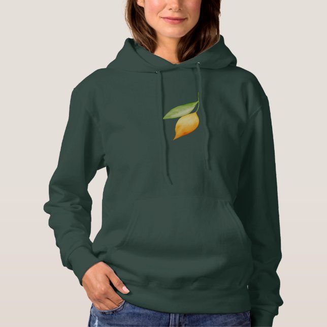 Orange Leaf Hoodie (Front)