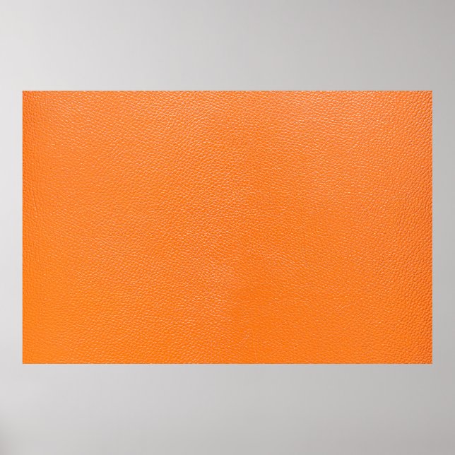 Orange leather pattern texture backgroundleather,t poster (Front)