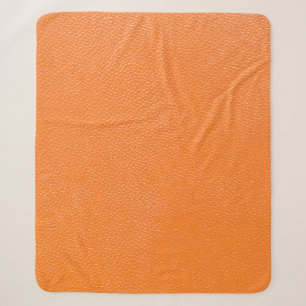 Orange leather pattern texture backgroundleather,t sherpa blanket