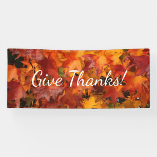 orange leaves banner