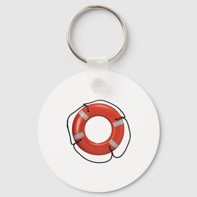 ORANGE LIFE RING KEY RING (Front)