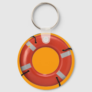ORANGE LIFE SAVER KEY RING