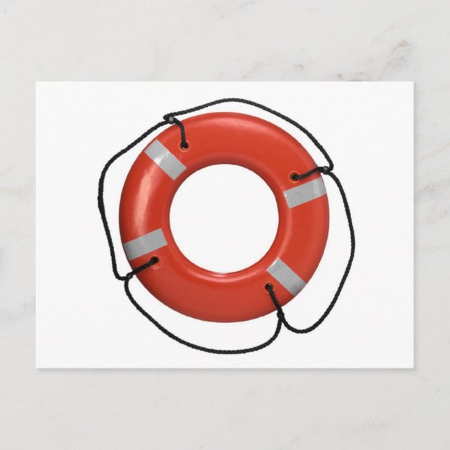 ORANGE LIFE SAVER POSTCARD (Front)