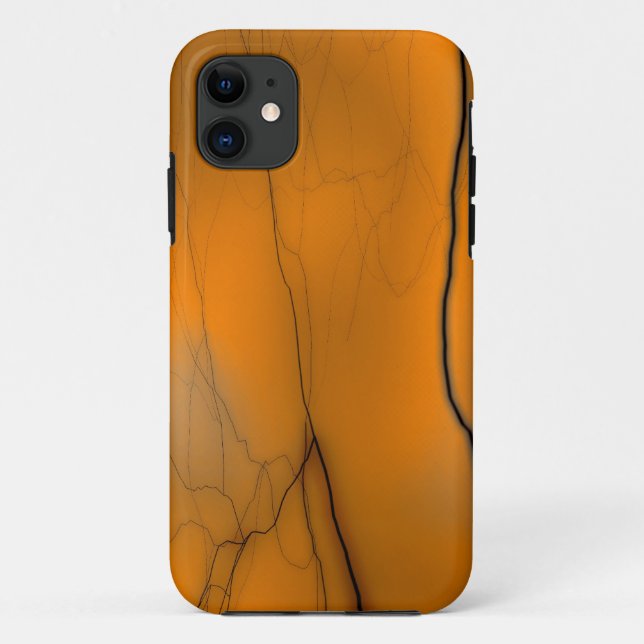 orange lightning bolts Case-Mate iPhone case (Back)