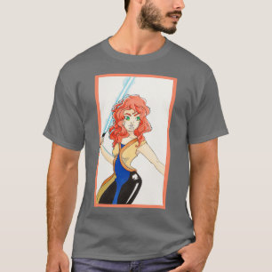 Orange lightsaber warrior T-Shirt