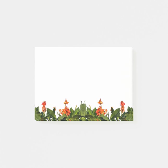 Orange Lily Flowers In A Garden Post-it Notes (Front)