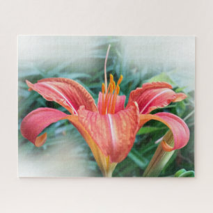 orange lily jigsaw puzzle