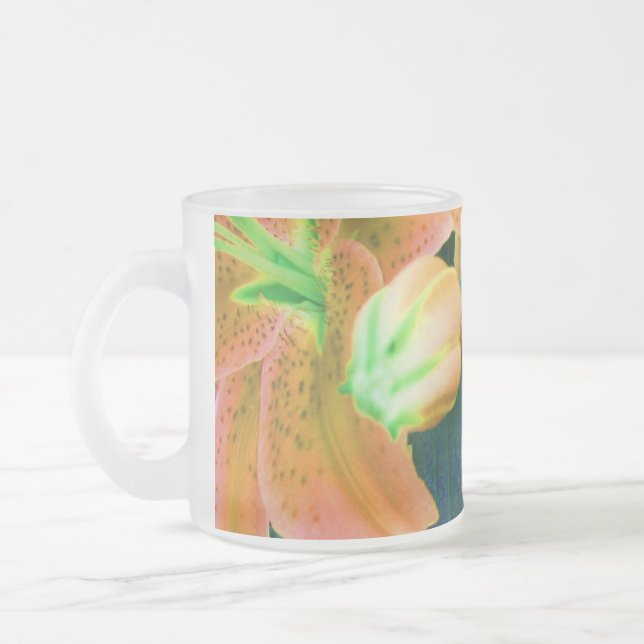 "Orange Lily" Mug (Left)