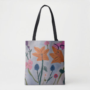 Orange Lily Tote Bag