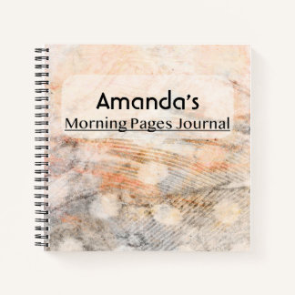 Orange Lined Morning Pages Journal