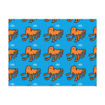 Orange little Octopuses By Master C..M.F.B 