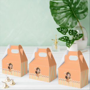 Orange Little Princess Ball Favor Box
