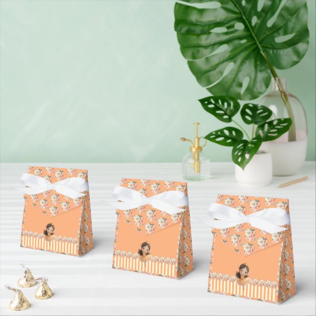Orange Little Princess Ball Favour Box (Multiple)