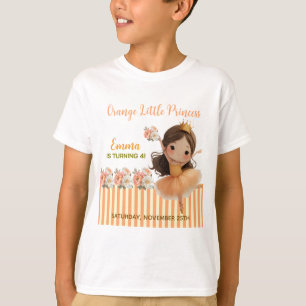 Orange Little Princess Ball  T-Shirt