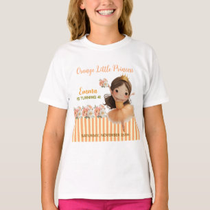 Orange Little Princess Ball T-Shirt