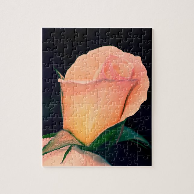 Orange Lomo Rose Puzzle (Vertical)