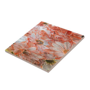 orange Love - Ceramic Tile