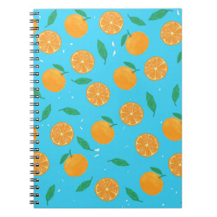 Orange Love, Notizbuch mit sommerlichem Motiv Notebook