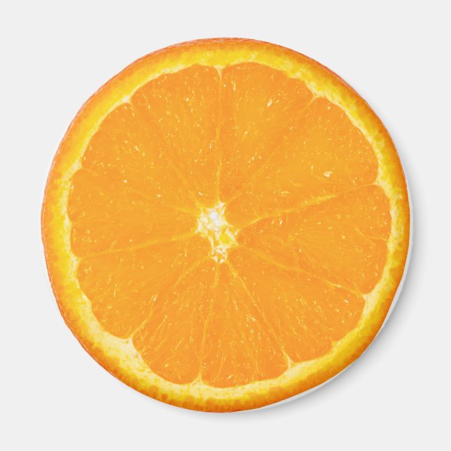 Orange Magnet: Brighten Your Space Magnet (Front)