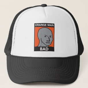 Orange Man Bad Trucker Hat