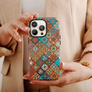Orange Mandala Ethnic   iPhone 14 Case-Mate Case-Mate iPhone 14 Case