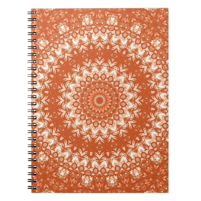 Orange mandala. notebook (Front)