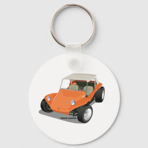 Orange Manx Only Key Ring