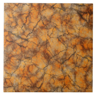 Orange marble background tile