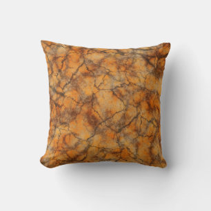 Orange Marble Cushion