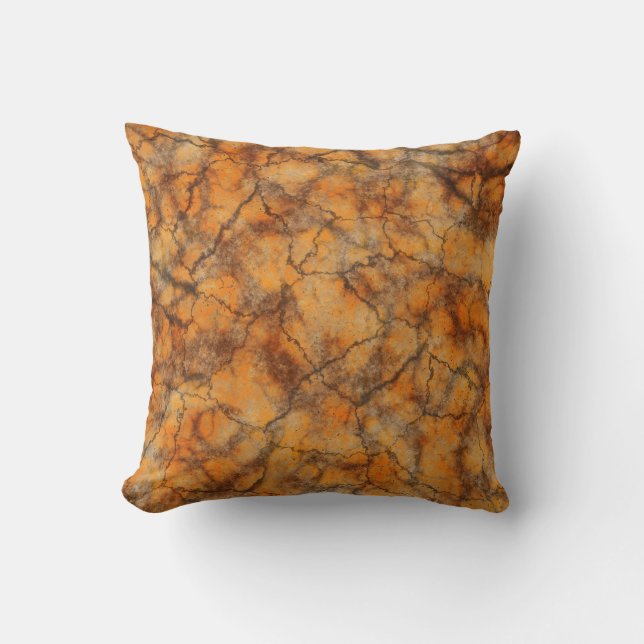 Orange Marble Cushion (Front)