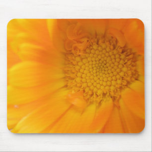 Orange Marigold Macro Mousepad