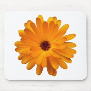 Orange Marigold Mouse Mat