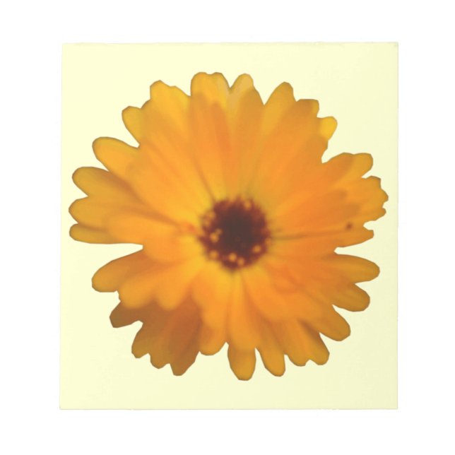 Orange Marigold Notepad (Front)