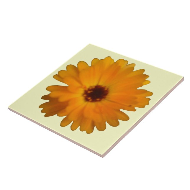 Orange Marigold Tile (Side)