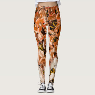 Orange Mess Leggings