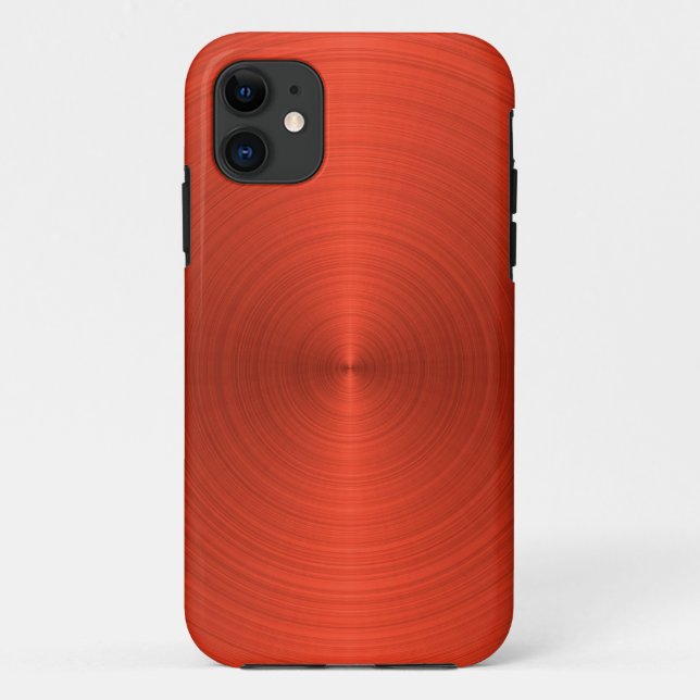 Orange Metallic Case-Mate iPhone Case (Back)