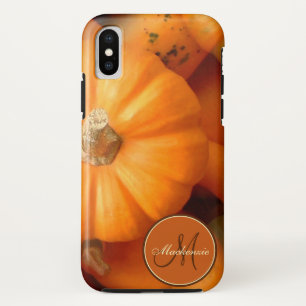 Orange Mini Pumpkins And Gourds Fall Photo iPhone X Case