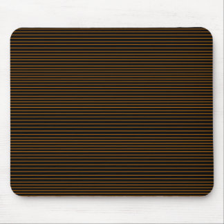 Orange minimal lines mouse mat