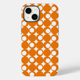 Orange Mod Ball Design @ Emporio Moffa Case-Mate iPhone 14 Case