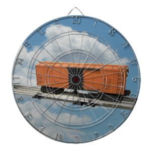 Orange Model Boxcar Dartboard