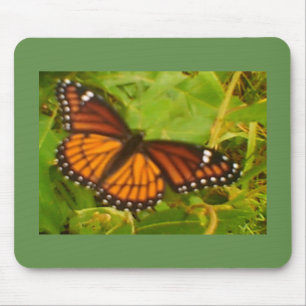 Orange Monarch Mouse Mat