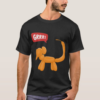 Orange Monkey Party Balloon Dog - GRRR! T-Shirt