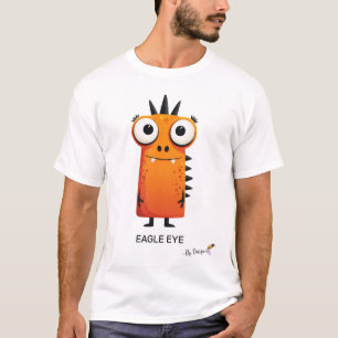 Orange Monster   EAGLE EYE - By Design   Fun  T-Shirt