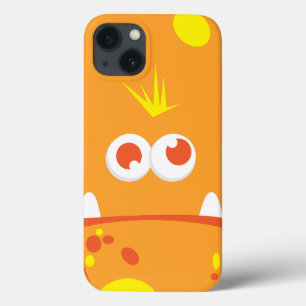 Orange Monster Face iPad Air Case
